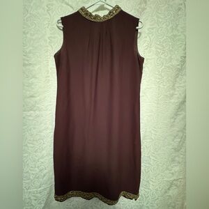 Brown Cocktail Dress